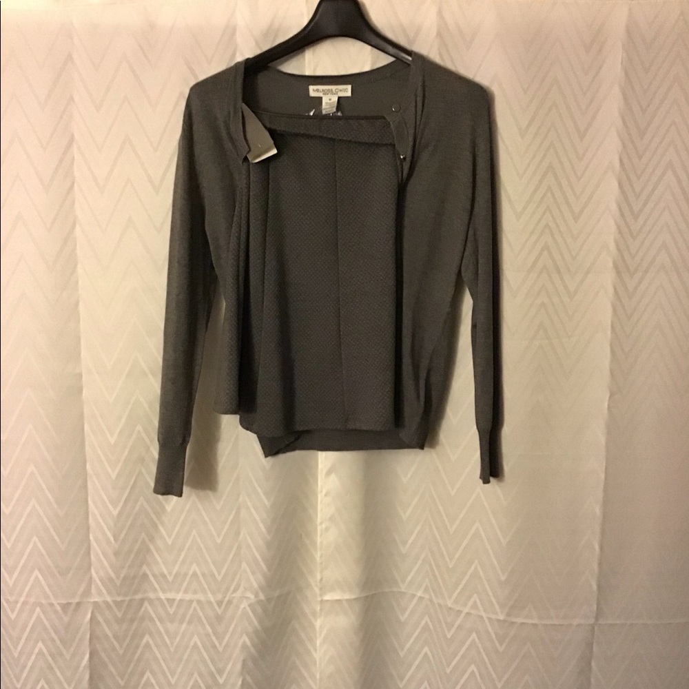 Grey school girl outfit
